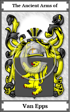 Van Epps Family Crest Download (JPG) Book Plated - 600 DPI
